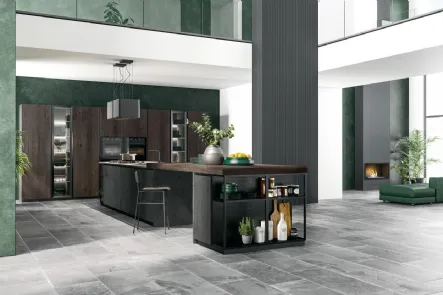 Cucina moderna Oltre Design Lux 02 di Lube