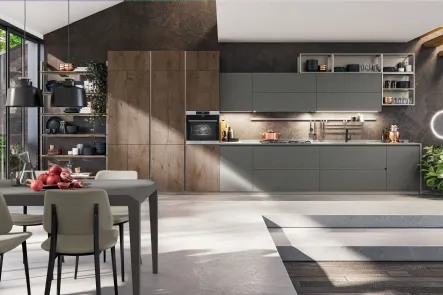 Cucina moderna Oltre Design 05 di Lube