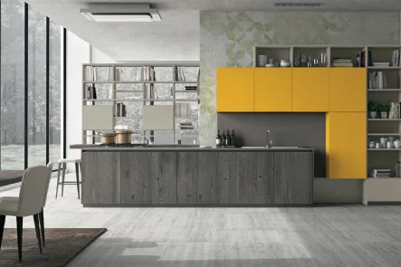 Cucina moderna Oltre 04 di Lube
