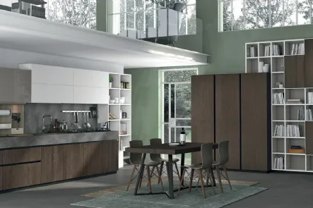 Cucina moderna Oltre 06 di Lube