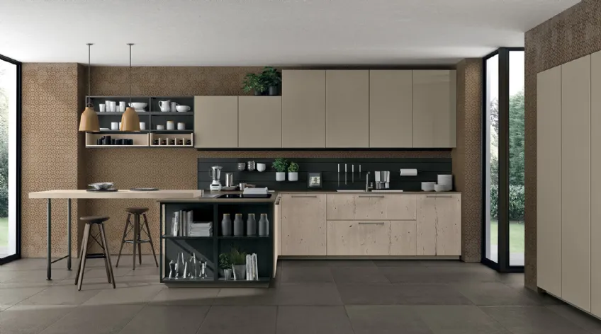 Cucina moderna Oltre 07 di Lube