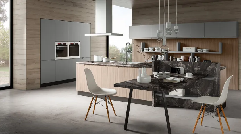 Cucina Moderna Pratika versione 3 di GM Cucine
