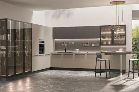 Cucina Moderna Round 04 di Lube