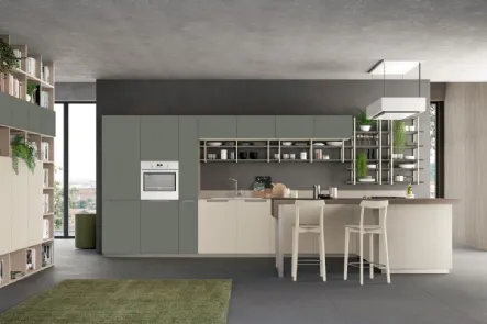 Cucina Moderna Round 05 di Lube