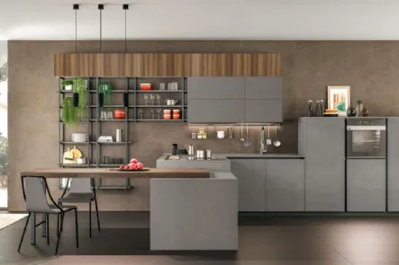 Cucina Moderna Round 07 di Lube