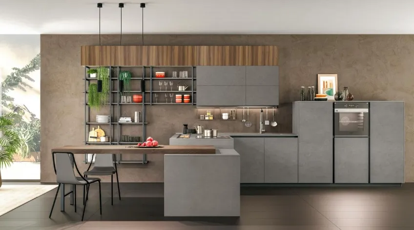 Cucina Moderna Round 07 di Lube
