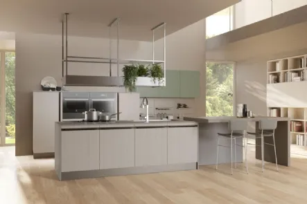 Cucina Moderna Round Box 3 di Lube