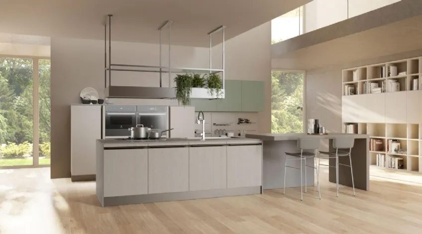 Cucina Moderna Round Box 3 di Lube