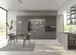 Cucina Moderna Round Frame 2 di Lube