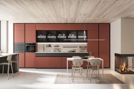 Cucina Moderna Round New 01 di Lube