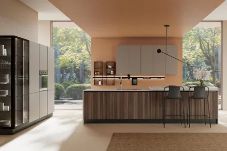 Cucina Moderna Round New 02 di Lube