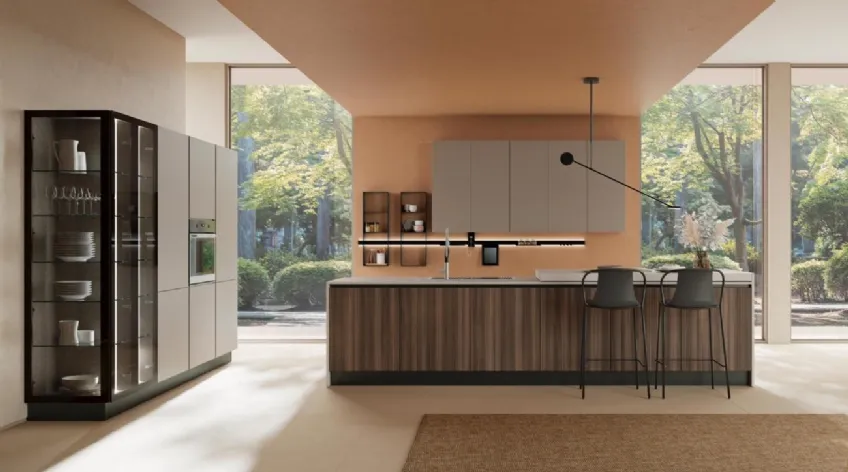 Cucina Moderna Round New 02 di Lube