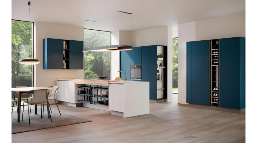 Cucina Moderna Round New 04 di Lube