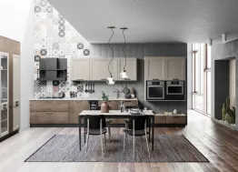 Cucina Moderna Smart finitura Cemento Bronzo di Creo