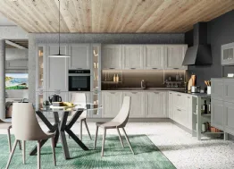 Cucina Moderne Smart finitura Frassino Bianco di Creo