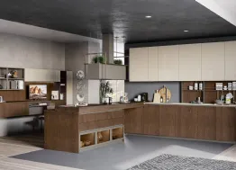 Cucina Moderna Tablet Wood in Rovere Moscato di Creo