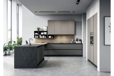 Cucina Moderna Tris Composizione 05 di Prima Cucine