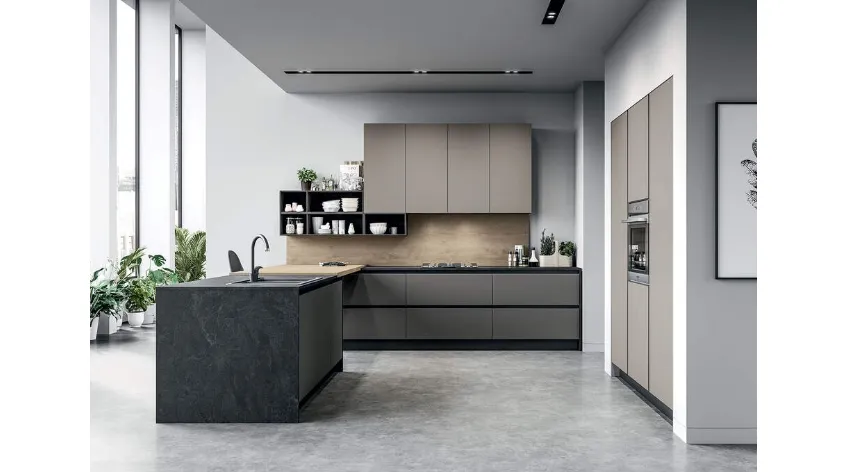 Cucina Moderna Tris Composizione 05 di Prima Cucine